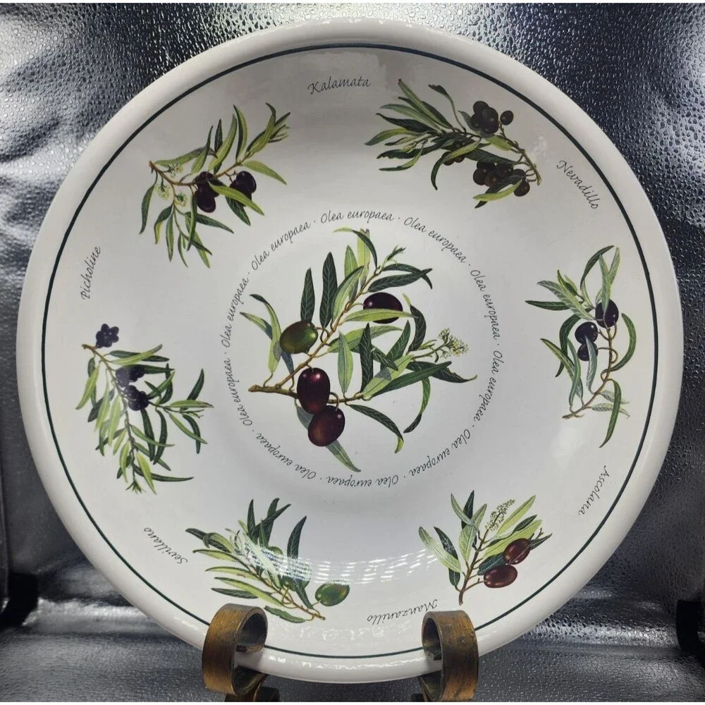 Williams Sonoma Large Olives Pasta Serving Bowl Approx 12.75